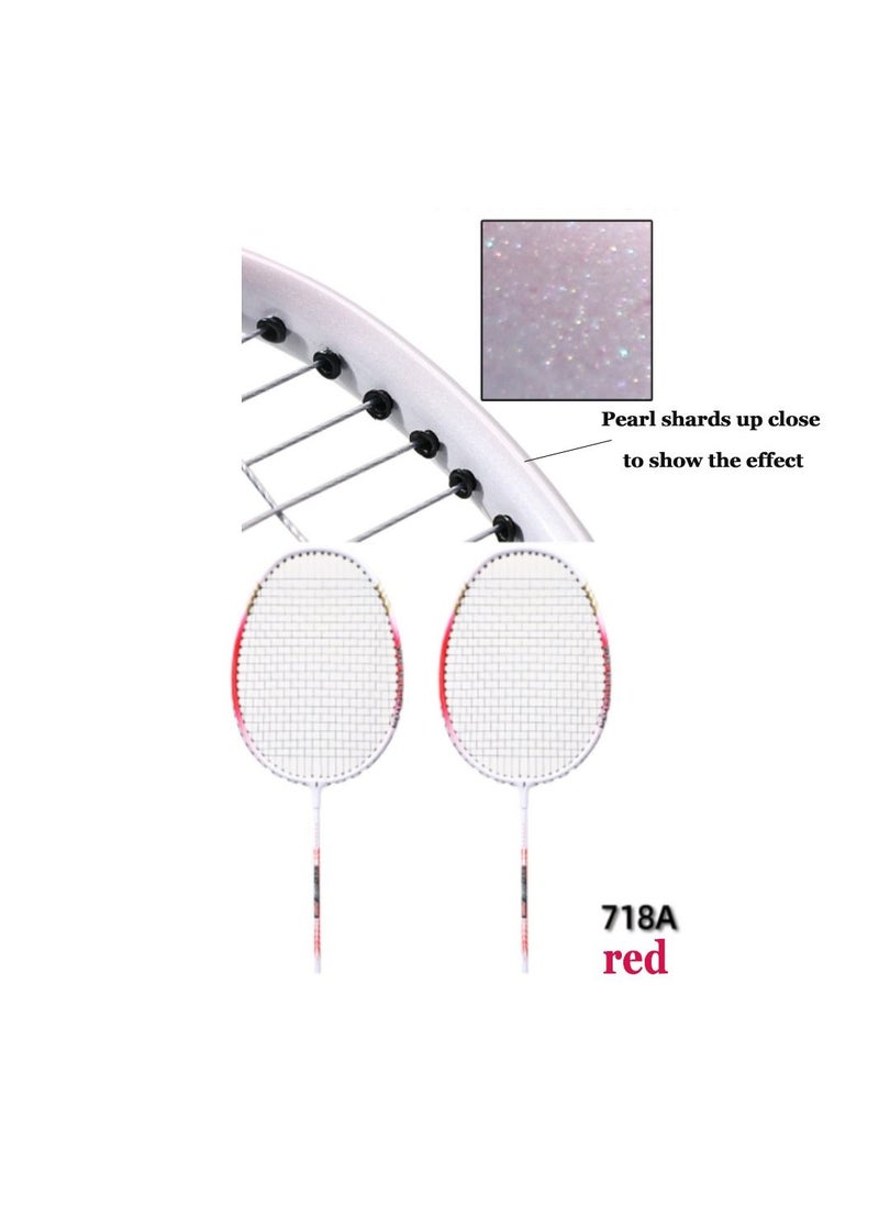 Generic Aluminium alloy badminton racquet Double racquet - Training badminton racquet set  - Image 3