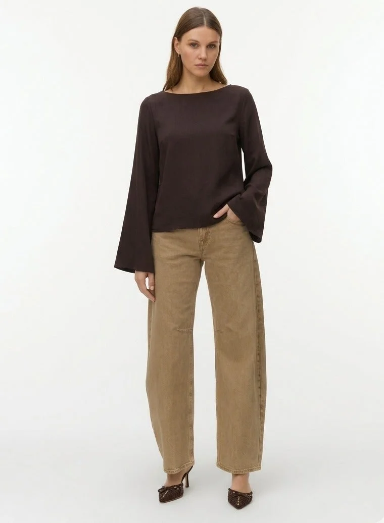Vero Moda VMTAMMIE Long Sleeve Top Woven