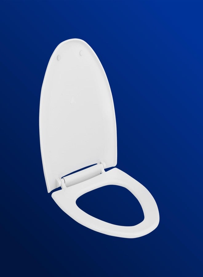 Parryware Casa Soft Close Seat Cover (E83001C) with Adjustable Hinges | Eco-friendly Material with Superior Finish |Round Shape & Ultra White Colour Commode Seat Cover Antibacterial Technology - Image 1