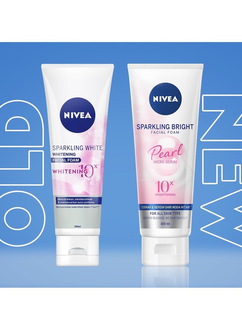نيفيا رغوة الوجه نيفيا سباركلنج برايت مع سيروم بيرل ميركو 100 مل - Image 2