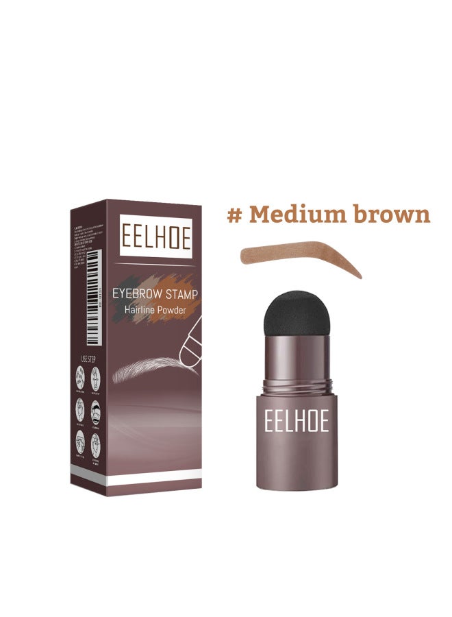EELHOE Eyebrow Stencil Eyebrow Tool Natural Hairline Modification Lazy Eyebrow Filler Waterproof Eyebrow Cake - Image 1