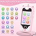Lapare Kids Smart Phone Toy for Girls Christmas Birthday Gifts for Girls Age 310 28 Touchscreen Toddler Learning Play Toy Phone with Dual Camera Game Music Player 32GB CardPink - Image 4