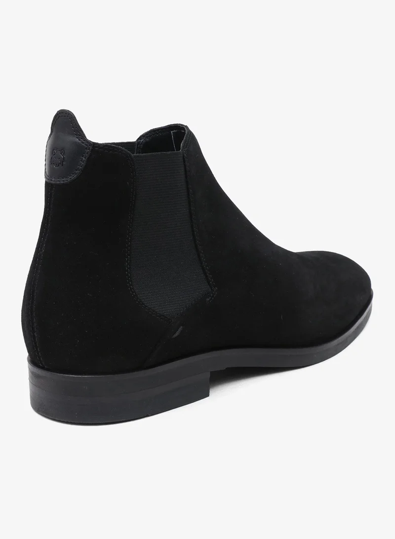 TONI ROSSI Black Bussola Casual Chelsea Boots for Men | Best Price UAE