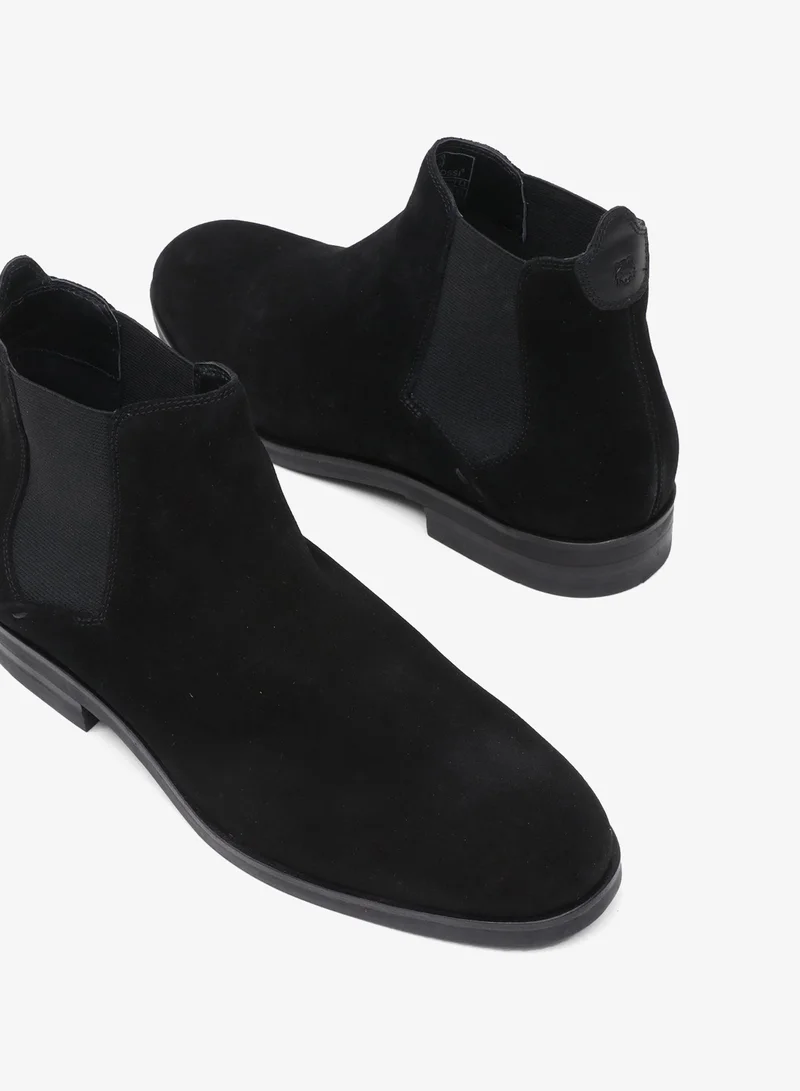 TONI ROSSI Black Bussola Casual Chelsea Boots for Men | Best Price UAE
