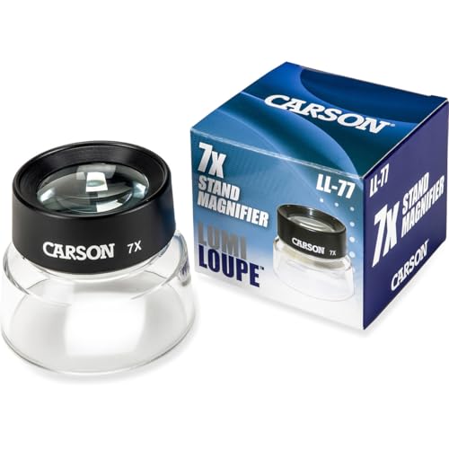 Carson LumiLoupe 7x Pre-Focused Stand Magnifier Loupe (LL-77) - Image 5