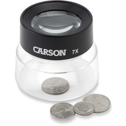 Carson LumiLoupe 7x Pre-Focused Stand Magnifier Loupe (LL-77) - Image 3