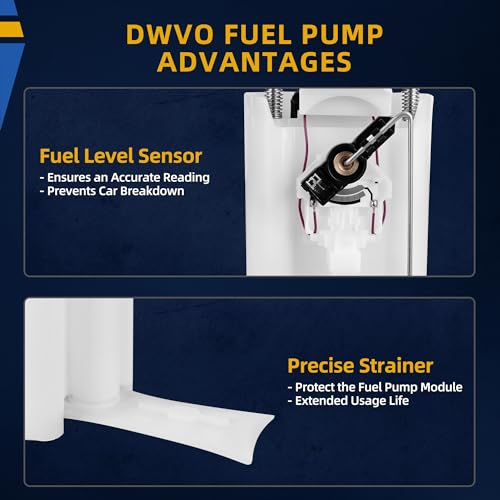 DWVO Fuel Pump Compatible with 2000-2003 Chevy Tahoe/GMC Yukon/Cadillac Escalade 4.8L 5.3L 6.0L (Comes with Fuel Pressure Sensor) - Image 4
