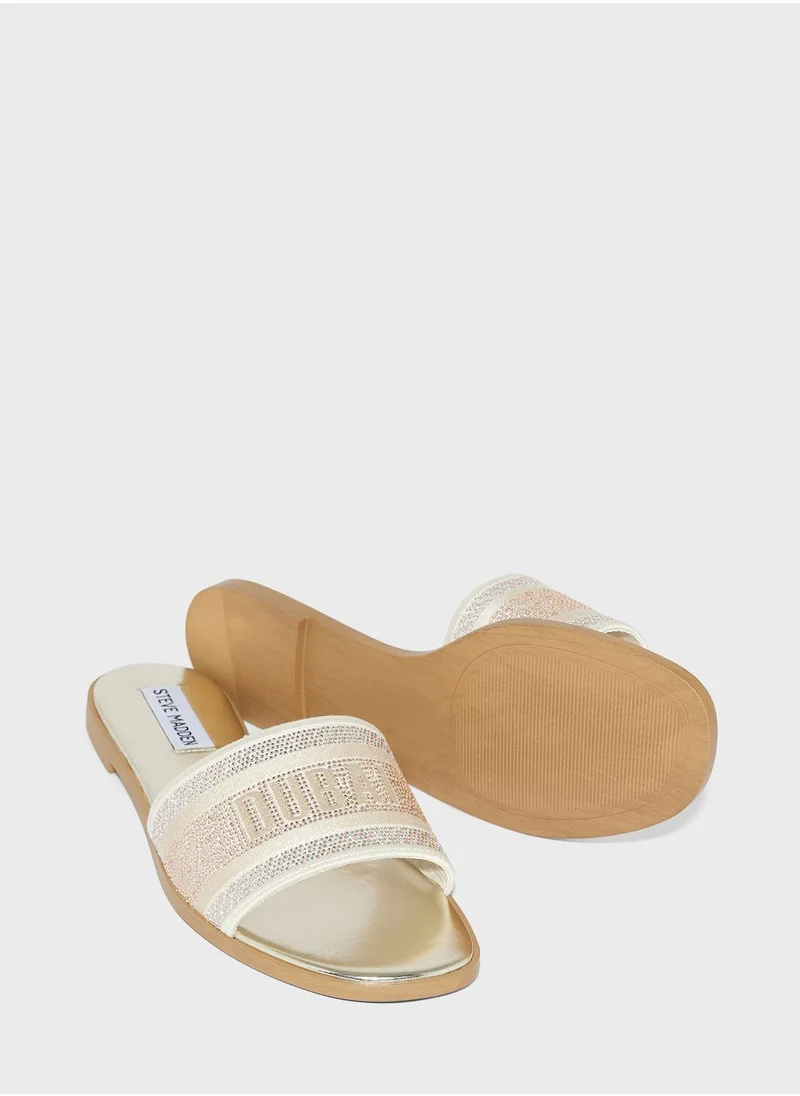 STEVE MADDEN Single Strap Low Heel Sandals