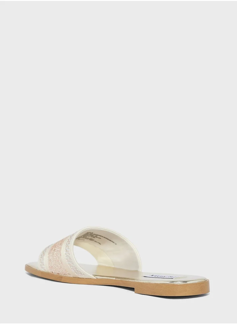 STEVE MADDEN Single Strap Low Heel Sandals