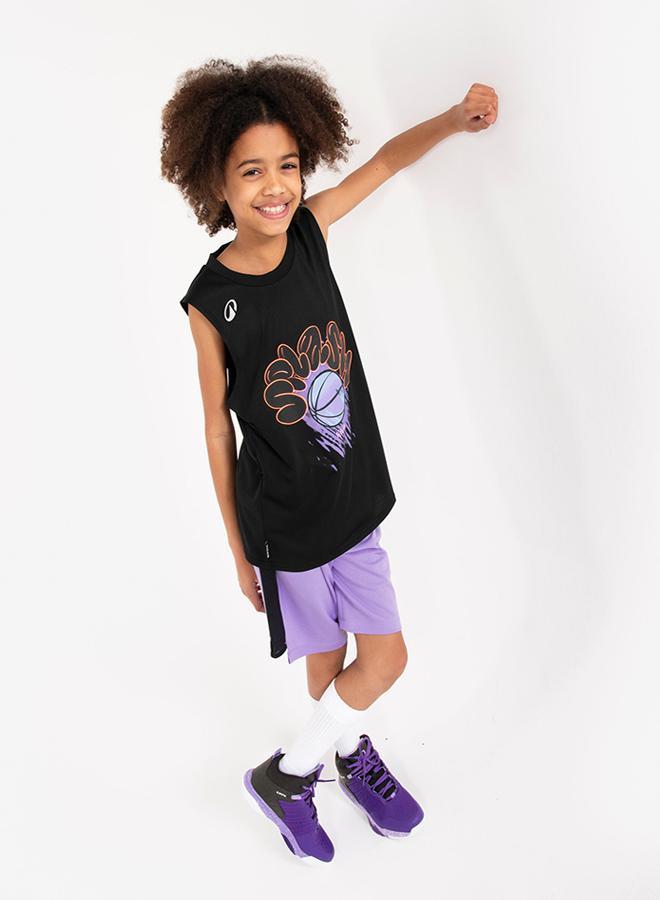 DECATHLON Kids' Sleeveless Basketball Jersey TS500 Fast - Image 2