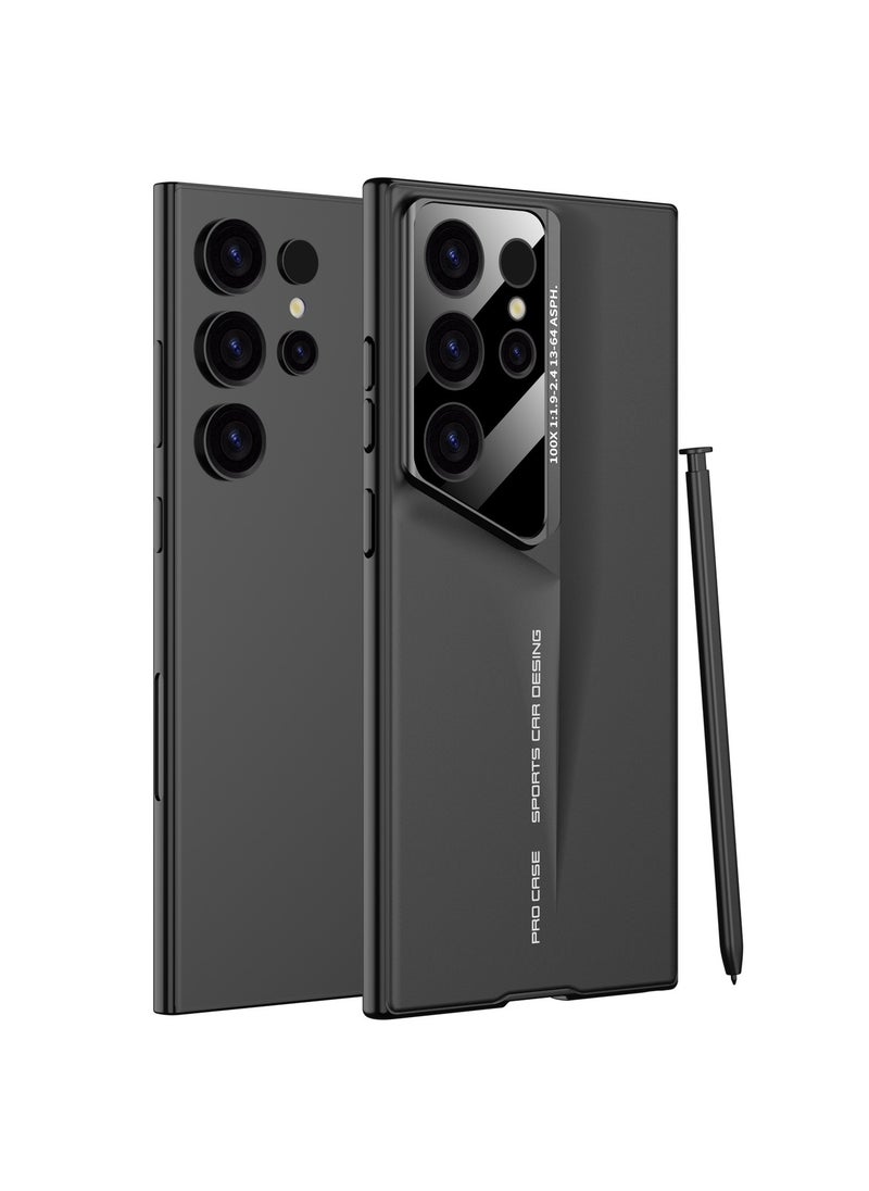 Generic - Samsung Galaxy S25 Ultra Matte Case, Ultra Slim Hard PC Case for Samsung S25 Ultra Tripartite Shockproof Protective Case with Raised Camera Protection (Black) - Image 1