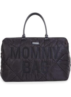 CHILDHOME Mommy Bag Big Puffered Black  - Image 1