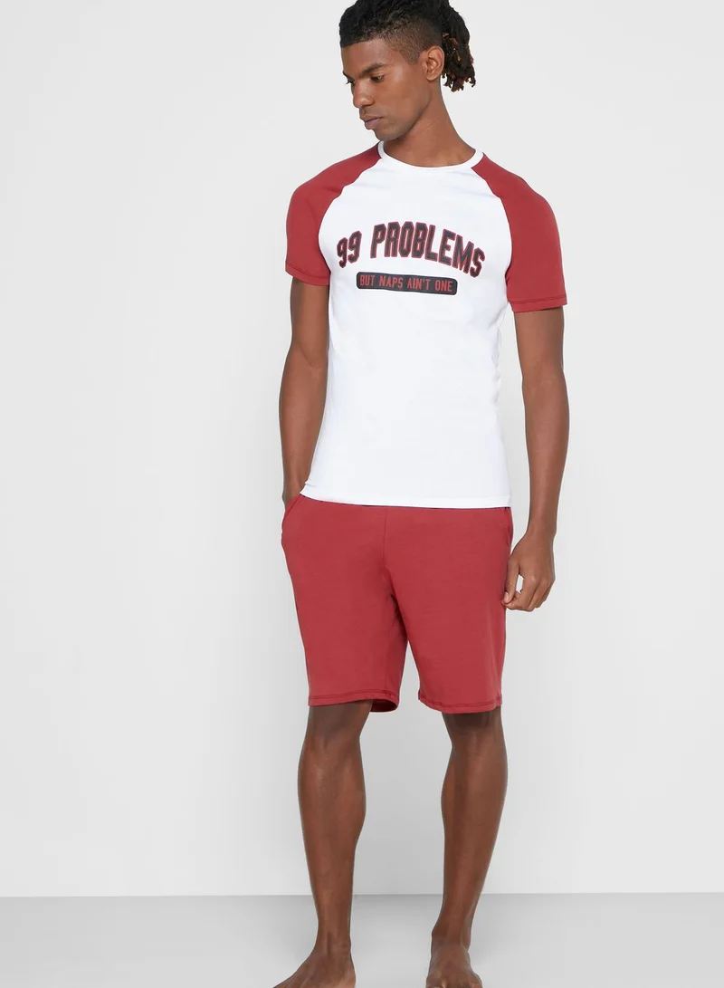 Seventy Five 99 Problems Pyjama Shorts Set