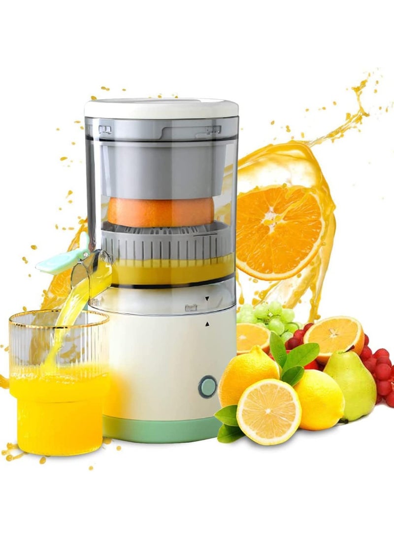 Electric Citrus Juicer, Hands-Free Portable USB Charging Powerful Electric Juicer Cordless Fruit Juicer, Multi functional 1-Button Easy Press, Lemon Orange Squeezer Machine for Kitchen  - Image 1