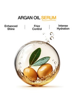 GK Hair Smoothing Serum (Pack of 1/3.4 fl oz) - 100% Pure Organic Argan Oil | Hydrating Strength Shine Dry Damaged Repair Anti-Frizz Moistures Nourishment  - Image 3