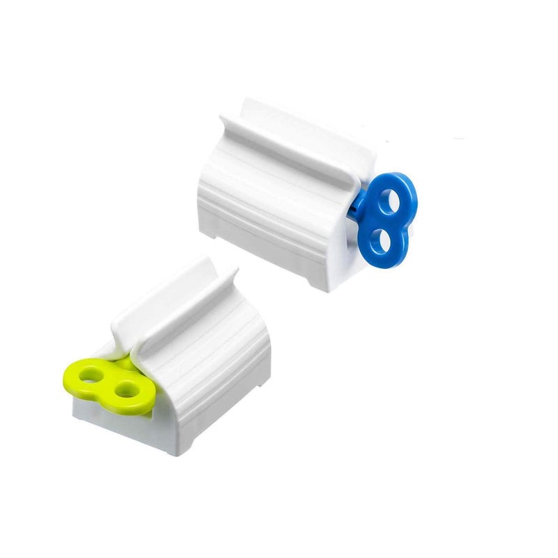 ASUVEK Toothpaste Squeezer Roller Toothpaste Squeezer Dispenser for Bathroom Toothpaste Holder Holder Rotating Squeezing Toothpaste Artifact Tube Toothpaste Squeezer with Rolling (Pack of 2)(Multi) - Image 1