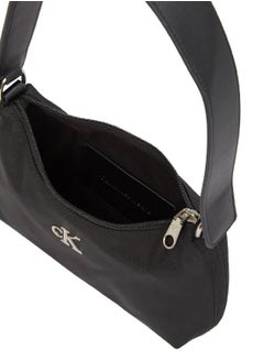 Calvin Klein Jeans Women's Sleek Shoulder Bag - Polyester, Black  - Image 3