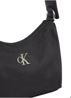 Calvin Klein Jeans Women's Sleek Shoulder Bag - Polyester, Black  - Image 5