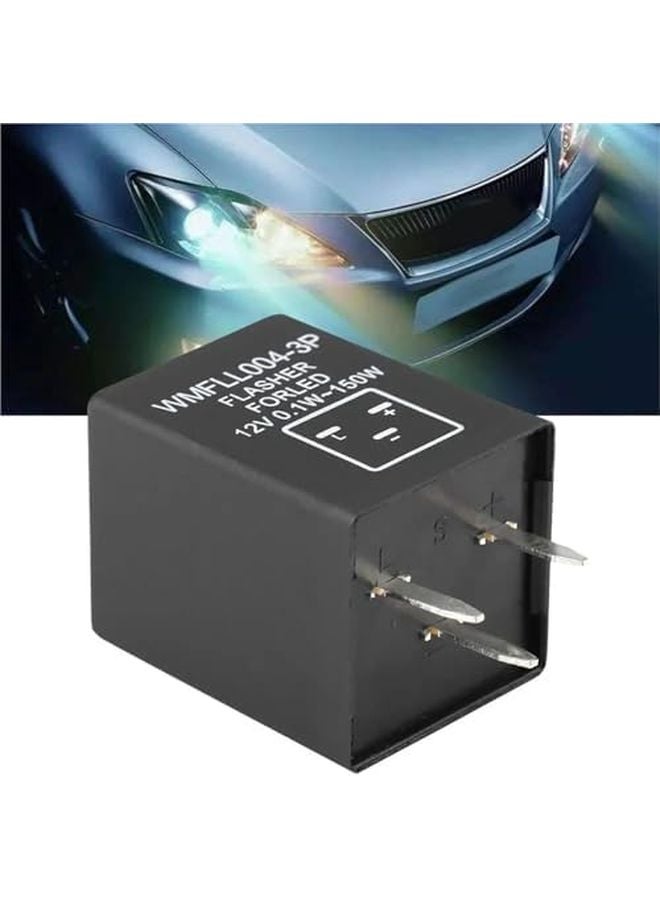 EP28 3 دبوس سيارة وميض التتابع فك الترميز لتحويل إشارة ضوء LED 12V متوافق مع Silverado K3500 C2500 C1500 - Image 4