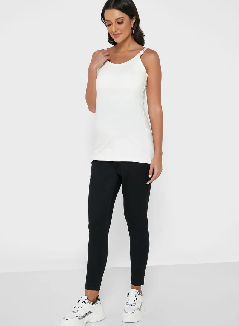 New Look Maternity 'Lift & Shape' No Band Over Bump Emilee Jeggings