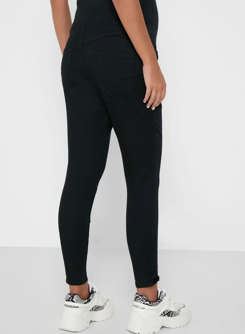 New Look Maternity 'Lift & Shape' No Band Over Bump Emilee Jeggings