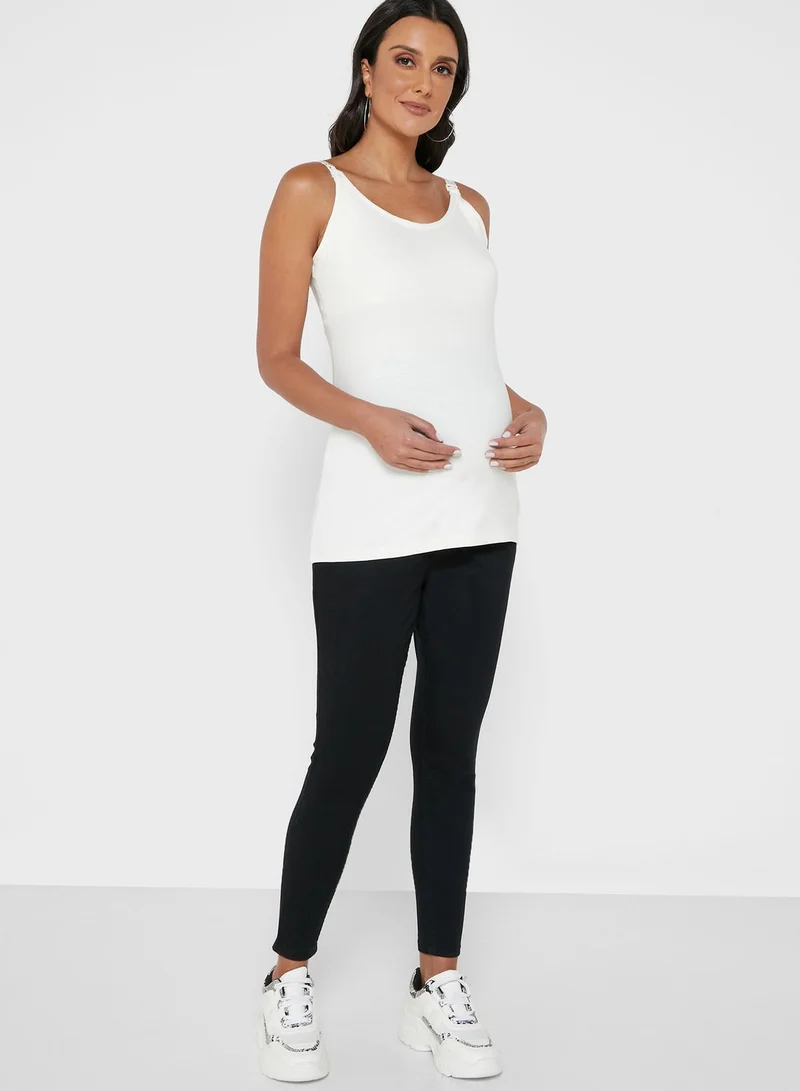 New Look Maternity 'Lift & Shape' No Band Over Bump Emilee Jeggings