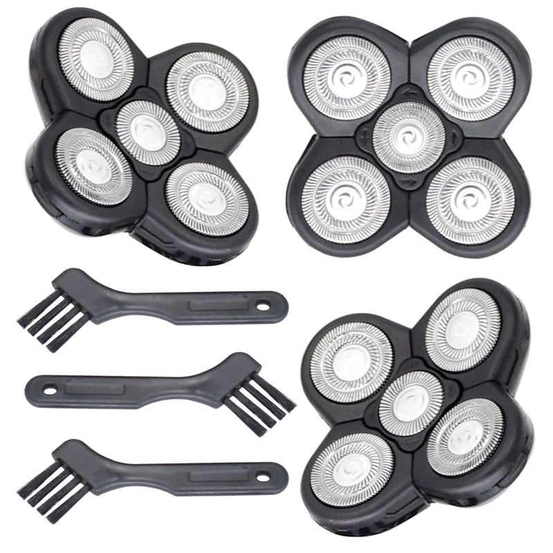 BOEEA 3 Pack Blades Refills Compatible with Freebird Shaver