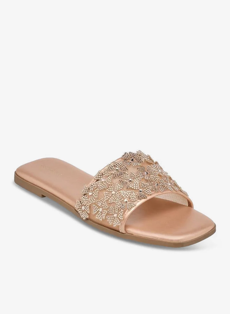 Flora Bella By Shoexpress Women Embellished Slide Sandals Ramadan Collections