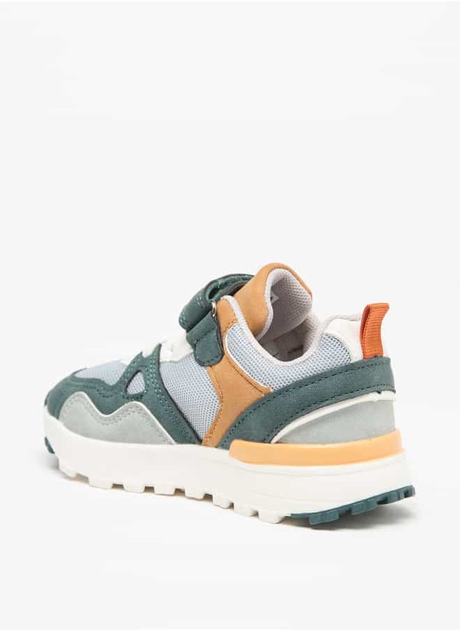 LBL by Shoexpress Boys Panelled Sneakers with Hook and Loop Closure  - Image 2