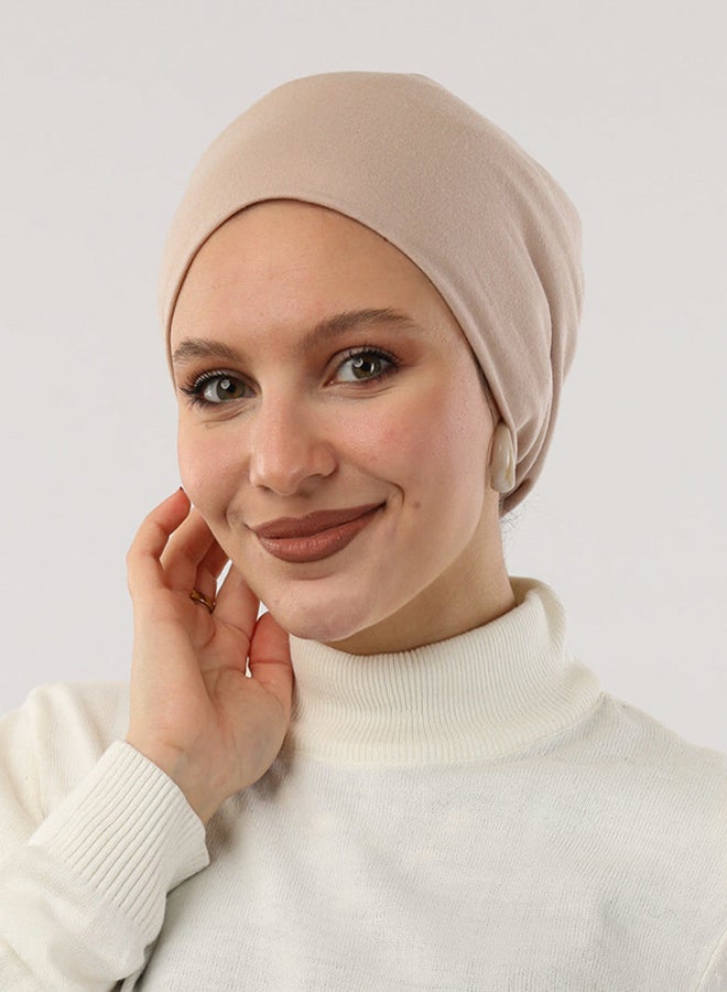 تاي شوب - بونيه بدون خيط - بيج للنساء