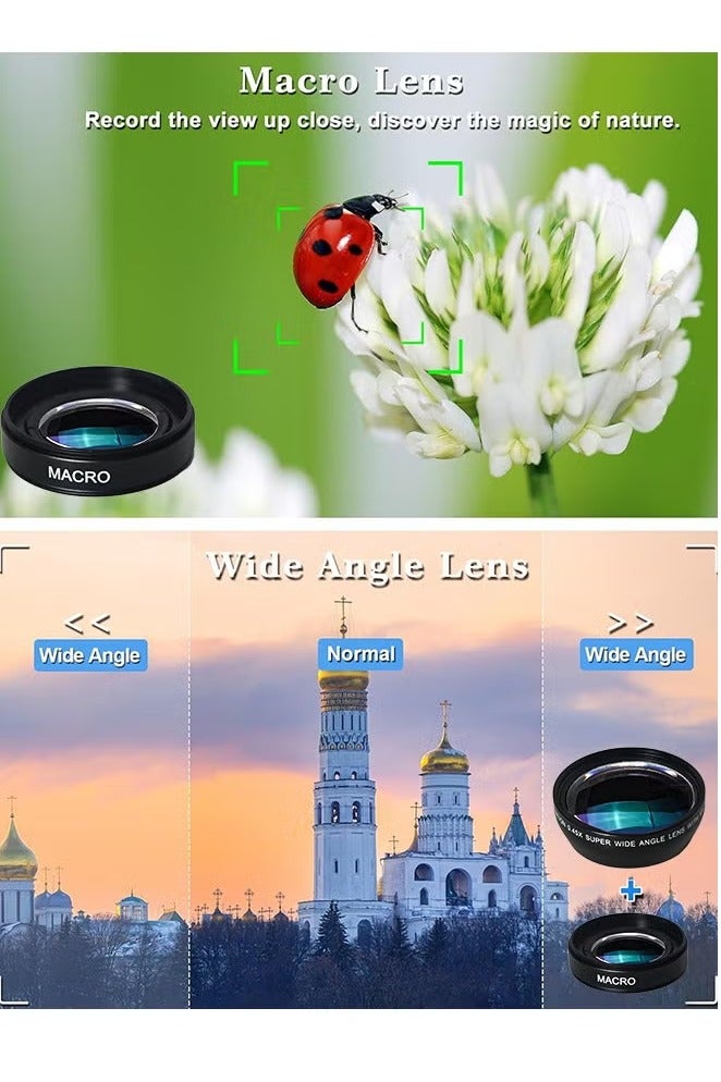 Daxiongmao 75MP 5K Digital Camera Kit with 18X Zoom, Auto Focus, Wide-Angle & Macro Lenses, Compact Portable Travel Camera Includes 64GB Card & 2 Batteries, Ideal for Vlogging, Photography and Teens - Image 2