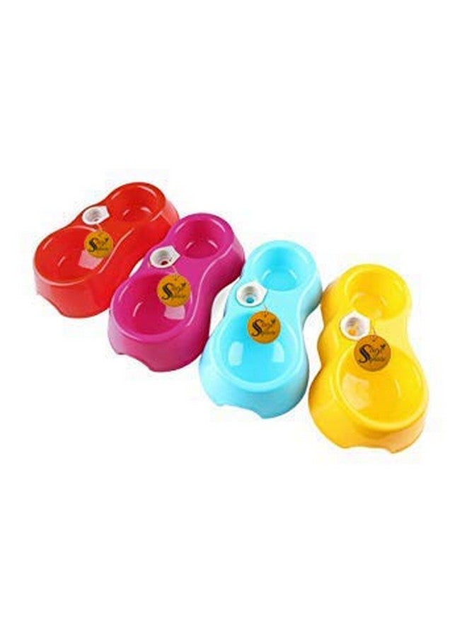 سايج سكوير وعاء طعام وماء للحيوانات الأليفة للكلاب والقطط الصغيرة والمتوسطة الحجم (وردي) - Image 5