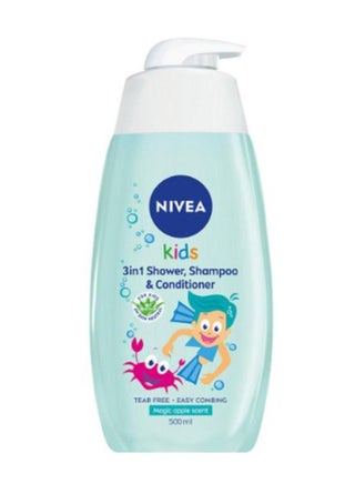 3 In 1 Magic Apple Scent Shower Shampoo And Conditioner