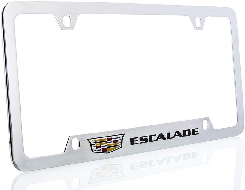 Cadillac إطار لوحة ترخيص كاديلاك إسكاليد مع شعار الكرست - Image 1