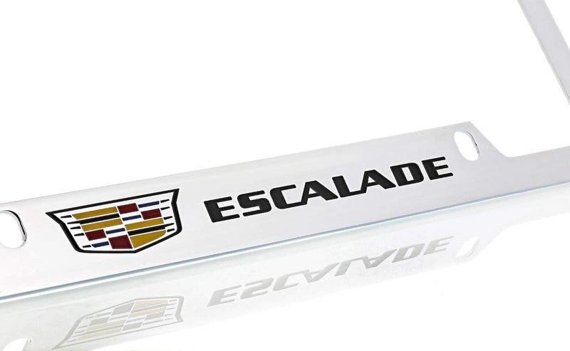 Cadillac إطار لوحة ترخيص كاديلاك إسكاليد مع شعار الكرست - Image 2