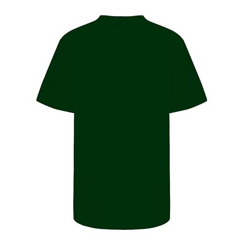 Opna Youth Boys Dri Fit Athletic T Shirts for Boys & Girls Sports Undershirt – Youth & Teen Sizes FORGRN-M Forest Green - Image 3