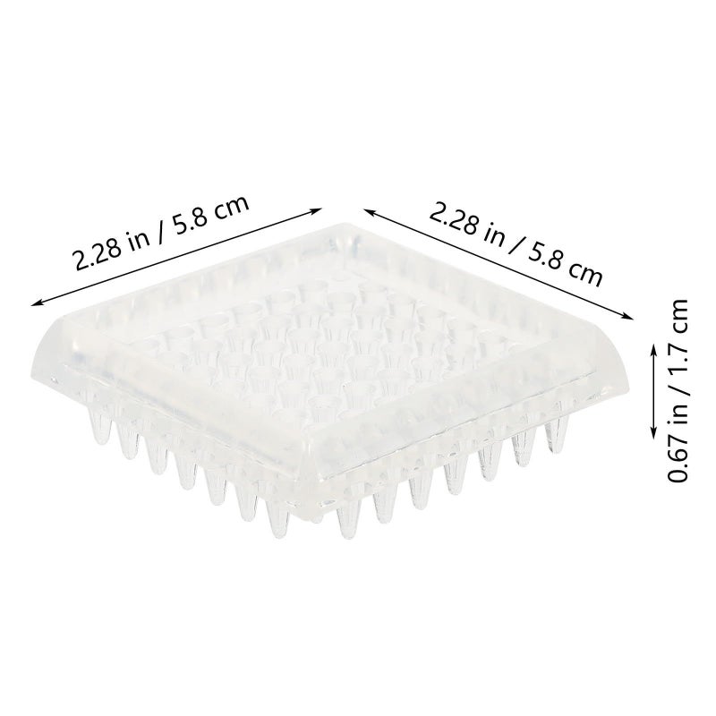 48mm Square Round Non Slip Furniture Leg Pads Chair Foot Covers For Hardwood Floors Carpet Protectors 8pcs - Image 3