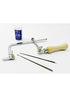 SWISSO Swisso Jewelers Saw Kit with Saw Frame 24 Blades and Cutting Lube Jewelry Making Set  - Image 3