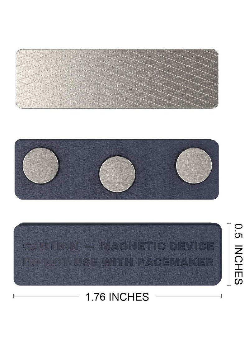 20 Pcs Magnetic Name Tags for Clothing, Durable Metal Badge Holders with Neodymium Magnets - Image 3