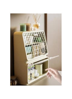 HOOKOR 2 Tier Tea Bags Organizer, Coffee Pods Storage Organizer Holder, Wall Mounted and Freestanding Modern Style Tea Bag Box for Countertop, Office, Pantry, Cabinet, K Cup  - Image 5
