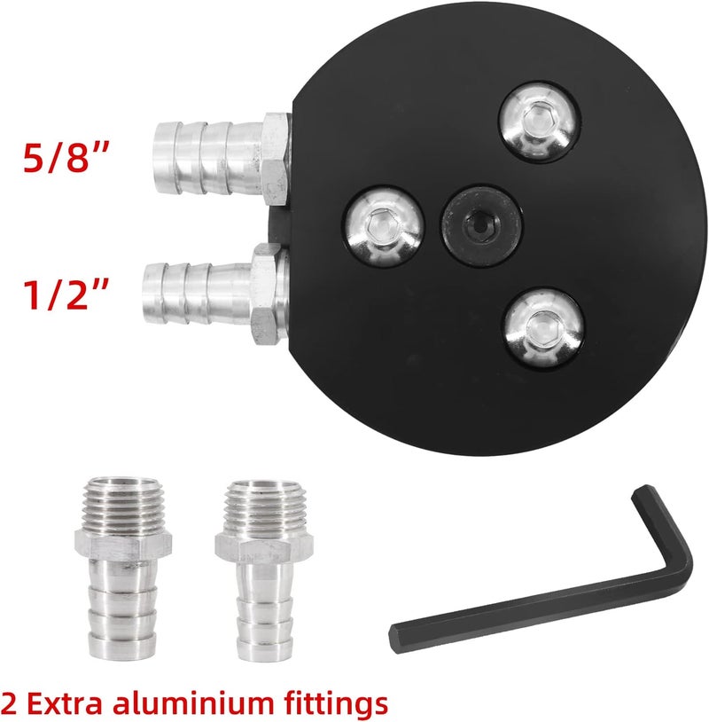 Tektall Diesel Fuel Tank Gas Sump Integrated Return Kit for FASS Airdog Cummins Duramax - Image 3