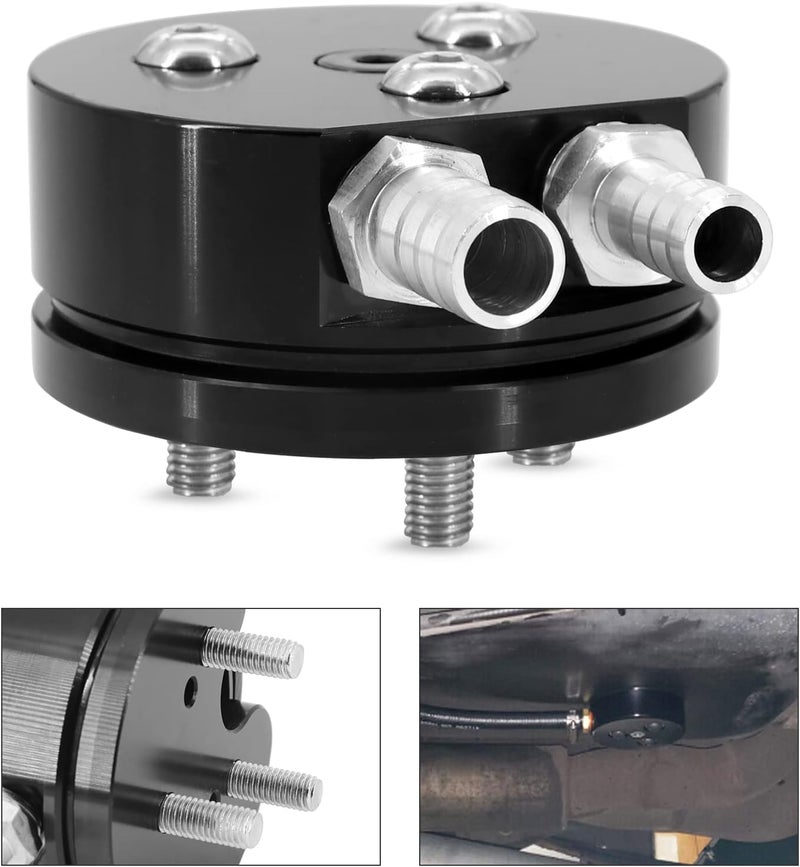 Tektall Diesel Fuel Tank Gas Sump Integrated Return Kit for FASS Airdog Cummins Duramax - Image 1