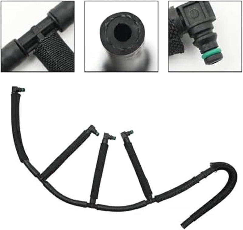 QASULER Fuel Injector Leak Off Return Pipe - Image 2