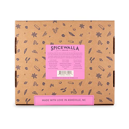Spicewalla Essential Spices and Seasonings Set 18 Pack Variety | Garlic, Onion, Paprika, Crushed Red Pepper, Oregano, & more| Kitchen Cooking Set for Apartment and Home | House Warming Gift Set - Image 2