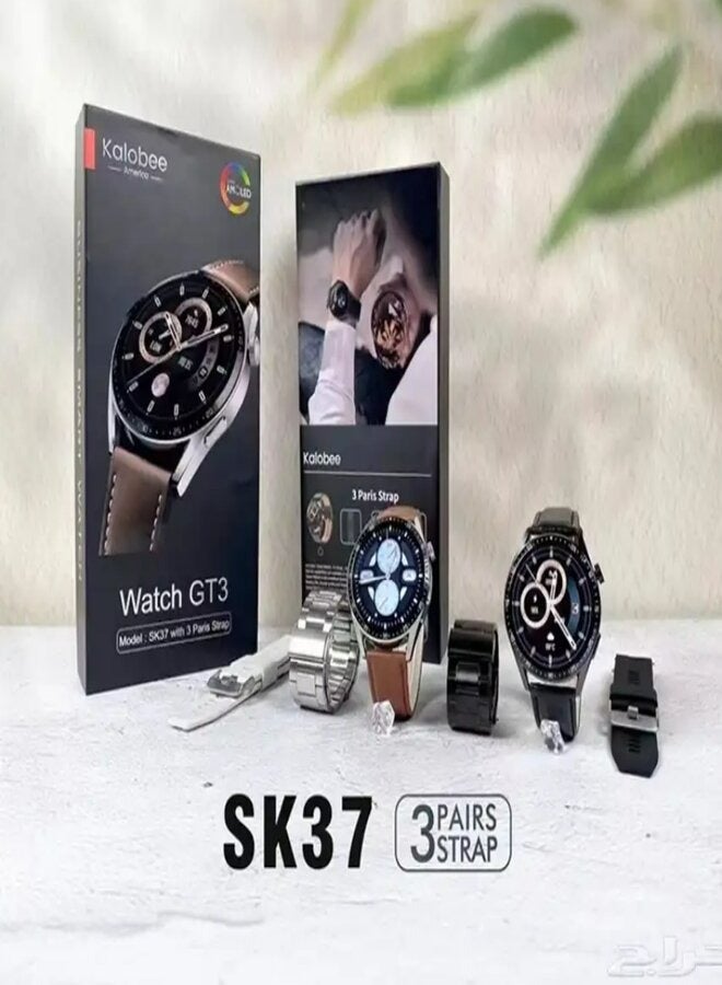 كالوبي ساعة كالوبي SK37 الذكية مع 3 أزواج من الأحزمة - Image 2
