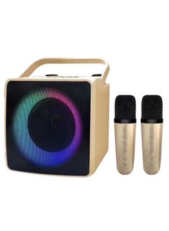 SDRD SD508 Home Karaoke Portable Bluetooth Speaker Dual Wireless Microphone  - Image 1