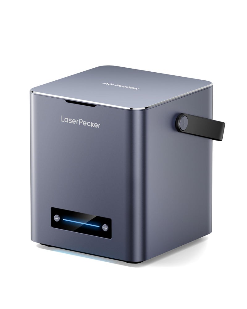 LaserPecker LaserPecker Air Purifier Fume Extractor for Laser Engraving 9997 Filtration 55dB Quiet 4Layer HEPA Filter Portable Smoke Cleaner for LP2LP3LP4LP5 Machines Cubic Protective Cover 
