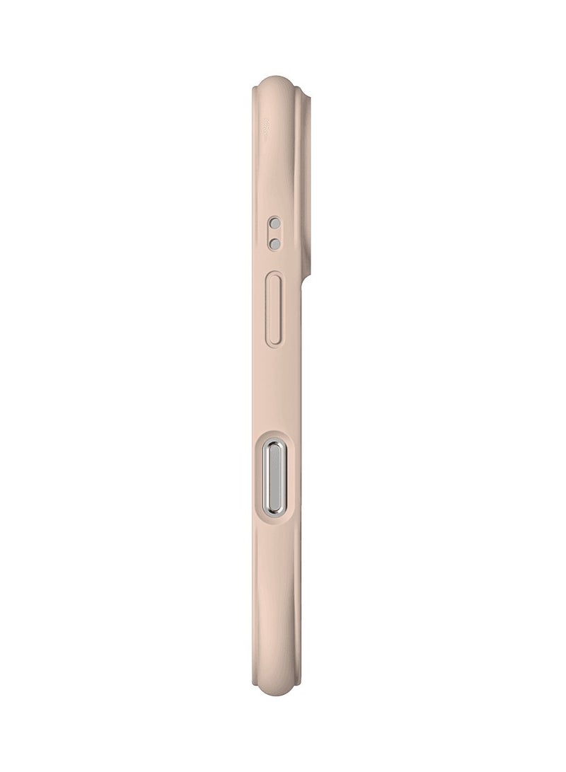 Ripple Case, Impact Protection Shock Absorbing Cover, Anti-Microbial, Slim & LightWeight, Wireless Charging Compatible（Oat）