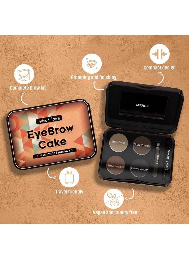 Miss Claire Eyebrow Cake The Ultimate Eyebrow Kit Tin 1X4G (02)  - Image 4