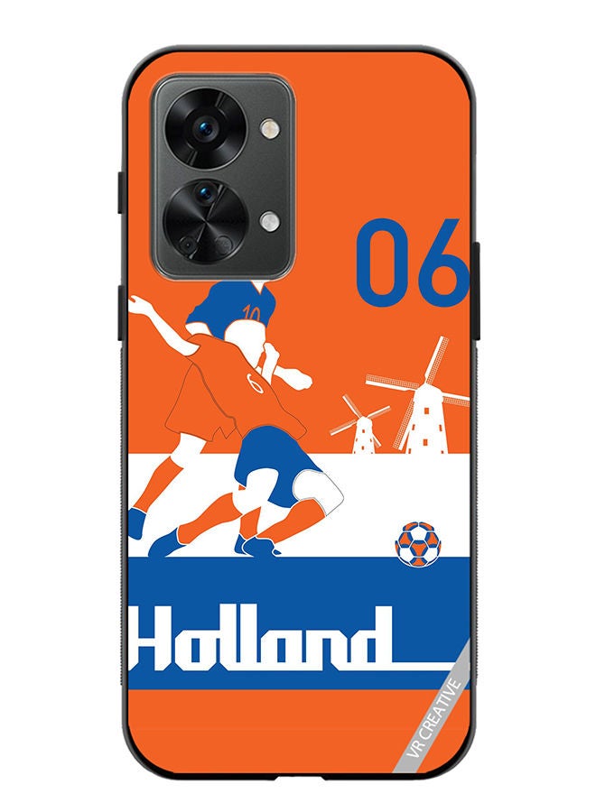 VR CREATIVE Protective Case Cover For OnePlus Nord 2T Holland Football Soccer Players Design Multicolour - Image 1